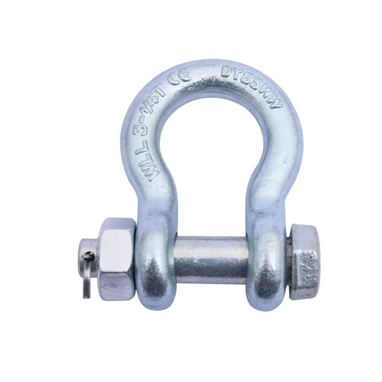 Safety Bow Type Shackle With bolt and nut G2130  Bow Shackle