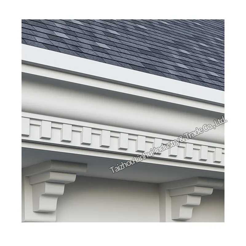 Factory direct sale roof cornice concrete mold casting lineare moulds Plastic Under Eaves Moulding House Decorative Line Molding