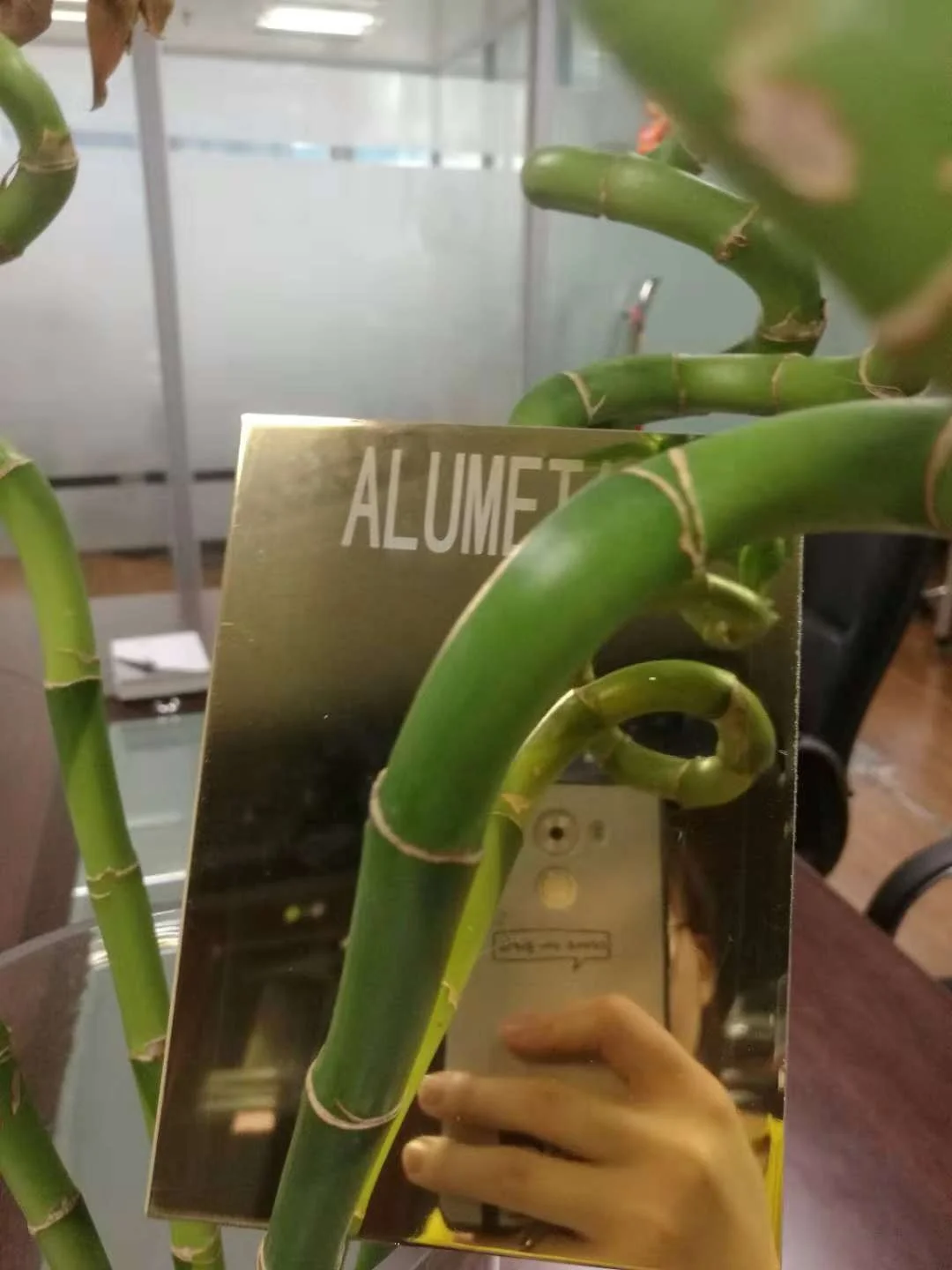 Construction Building Material Grey Black Gold Color mirror alucobond Aluminum Composite panel Cladding Wall Acm Acp Sheet 4mm