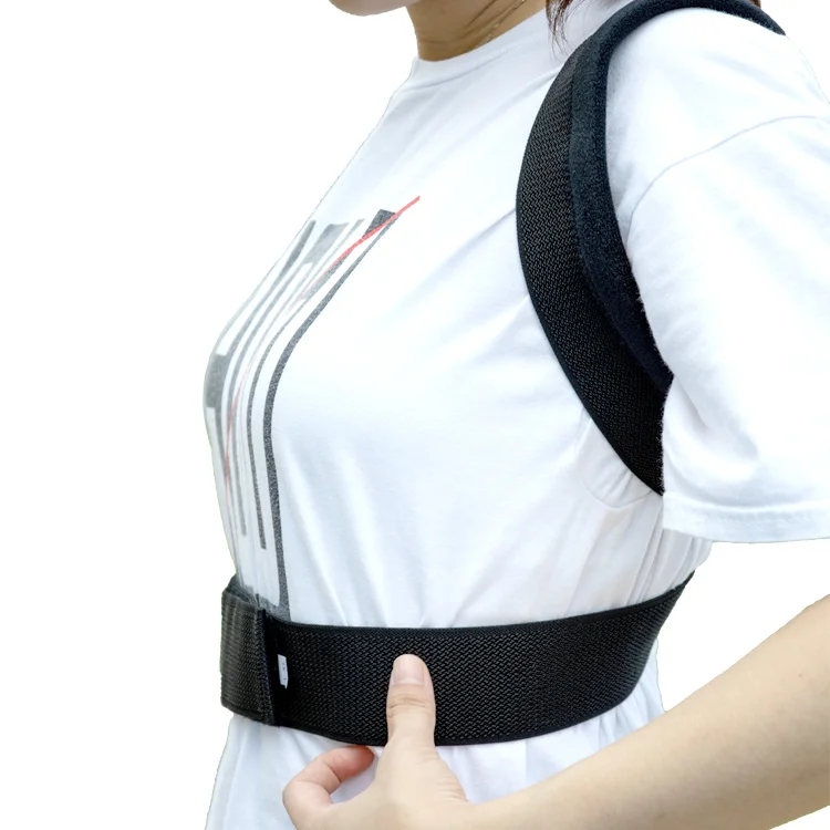 Upper Back Shoulder Brace Neoprene Posture Corrector Adjustable Back Support Belt