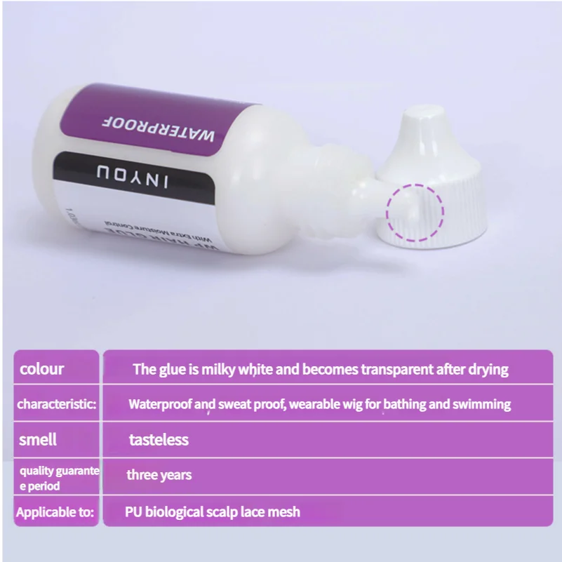 Wholesale Private Label Waterproof Invisible Hair Ghost Bond Strong Hold GLue Lace Toupee Adhesive For Hair Wig Lace Glue