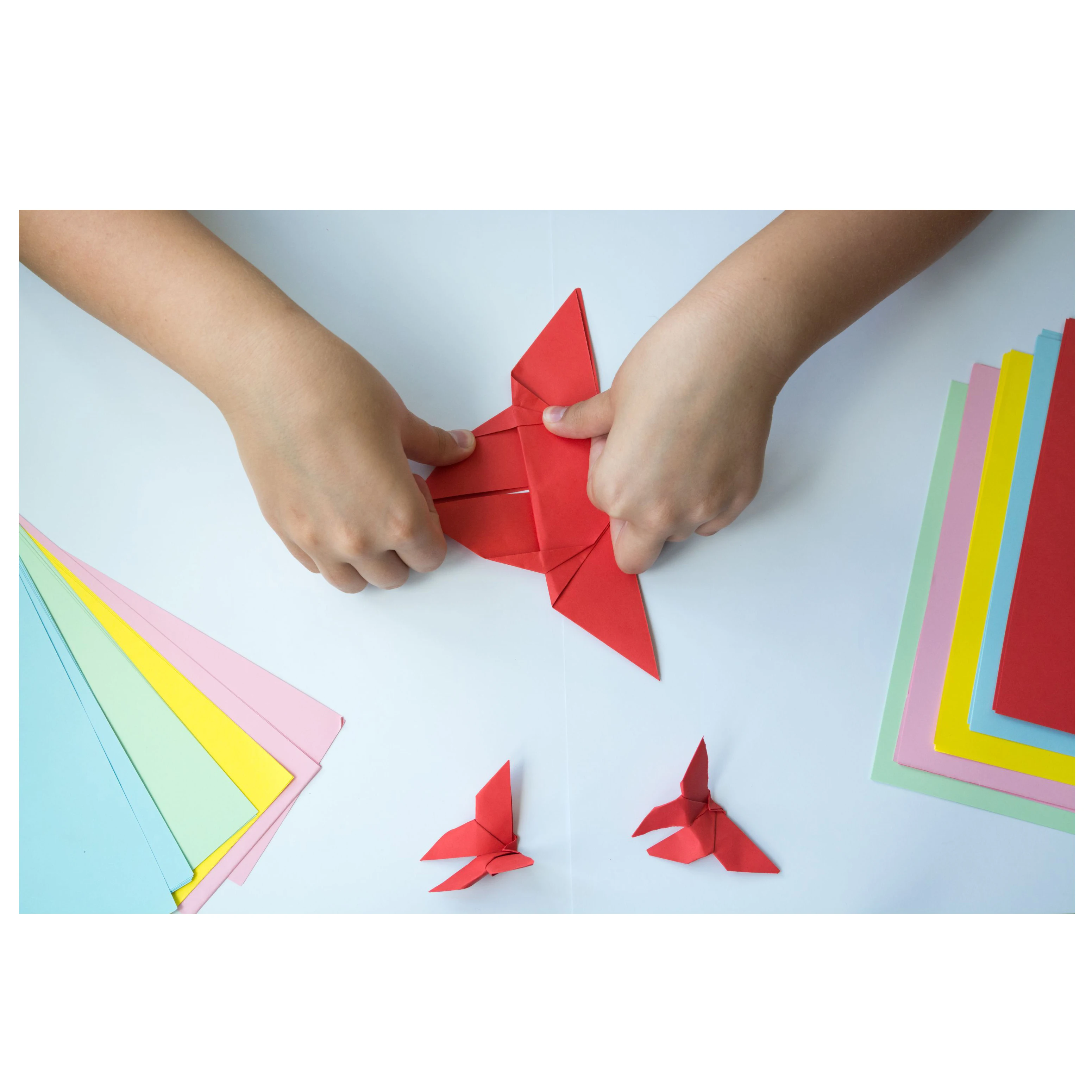 
Square Create Various Shapes Paper Origami Paper Crane For Kids 