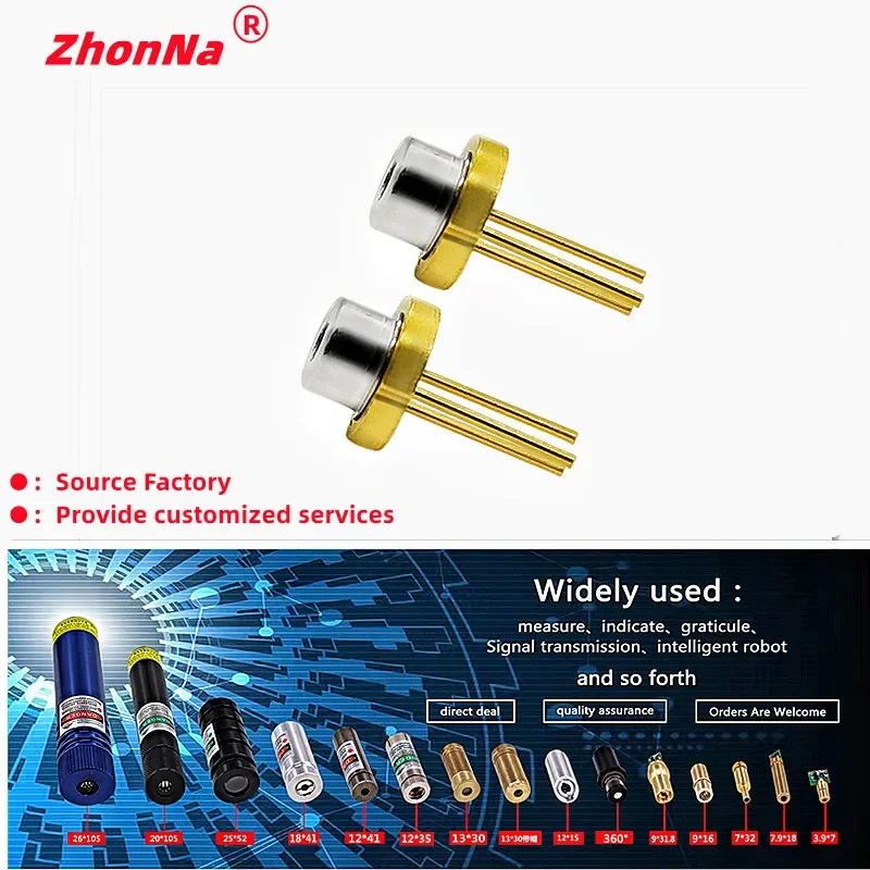 635nm 20mw Laser Diode Module RED Number ZN-LDR-006 DIY Laser Sensor Light Emitting Tube LED Electronic Desi