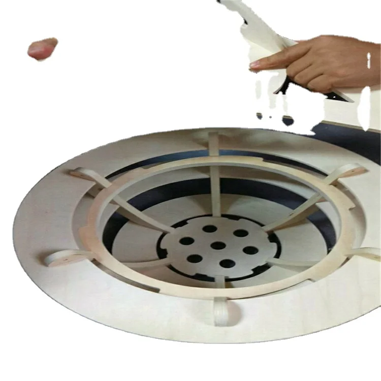 Safflower pear ebony maple carved pattern bed foot plaque