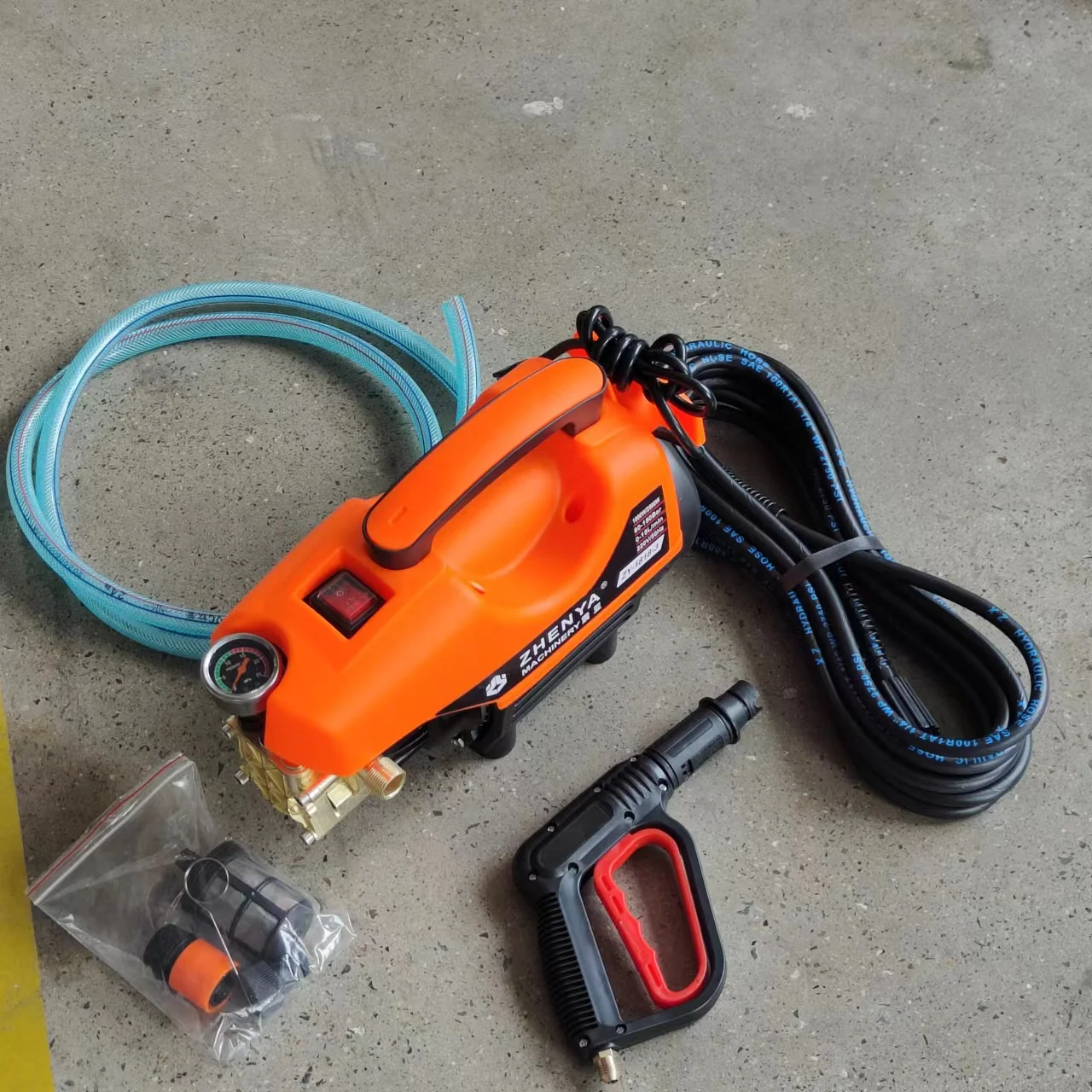 220v  Portable Car High Pressure Washer Cleaner Electric Car Wash Equipment Cleaning Washer Machine