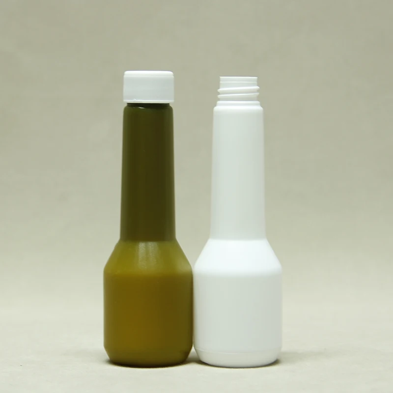 50ml HDPE White Long Neck Fuel Oil Sample Bottles For Car Machine And Motorcycle