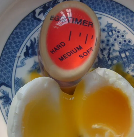 Lelyi Eco friendly kitchen gadget Color changing egg timer resin egg timer
