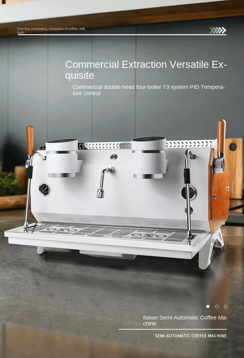 Commercial coffee machine 535 four boiler concentrated single head professional Italian semi-automatic coffee machine