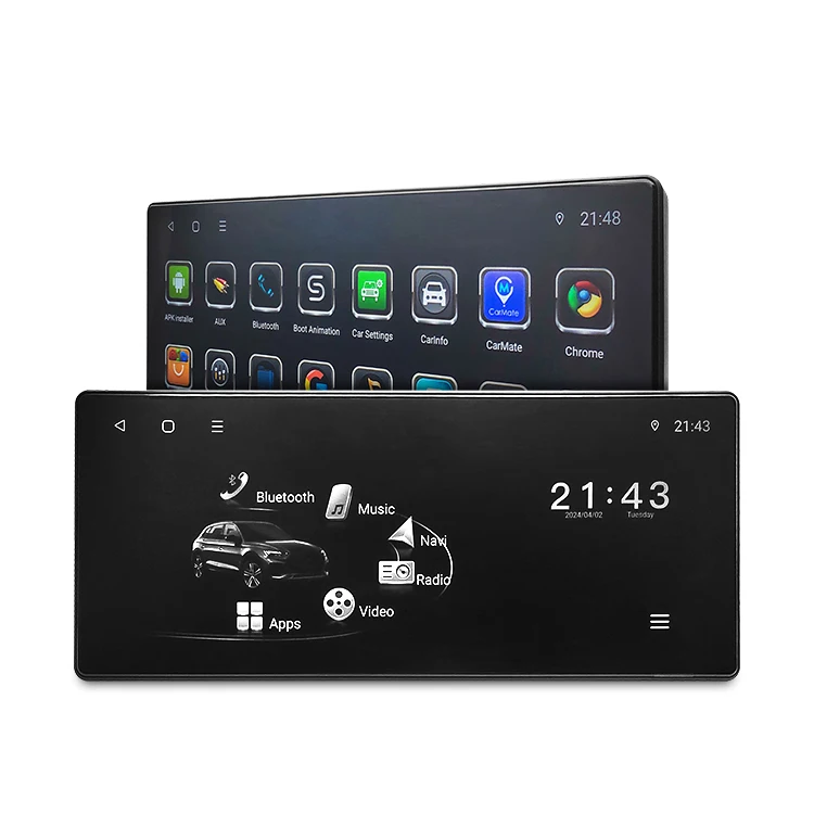 SOMISHINK 10 25 дюймов 2 din + 32G 4 64G портативный MP5 экран стерео CD Android Carplay радио автомобильный DVD-плеер