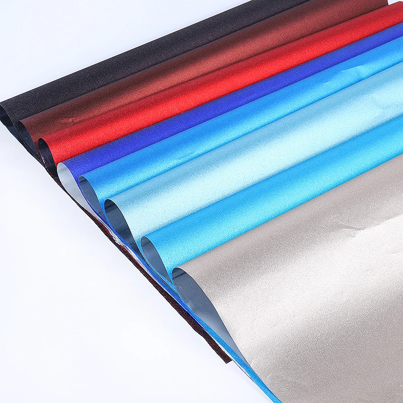 colorful embossed holographic FILM wrapping paper for flowers Glitter Film