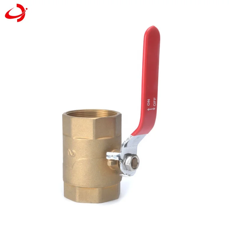 Yuhuan JiDa Copper Co., LTD. Two-way gold silver nickel plated BSP NPT brass ball valve f