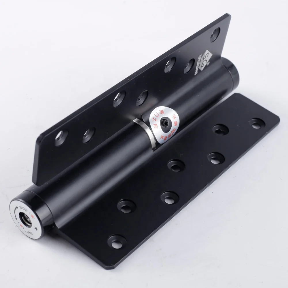 Hydraulic automatic door closing rebound offset shaft 5 inch 6 spring buffer damping door closer hinge