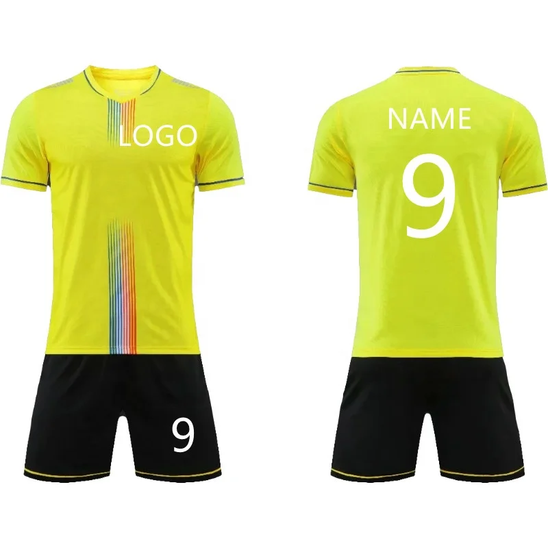 Custom New Model Latest Designs Men Football Training Shirt Youth Soccer Jersey Sets
