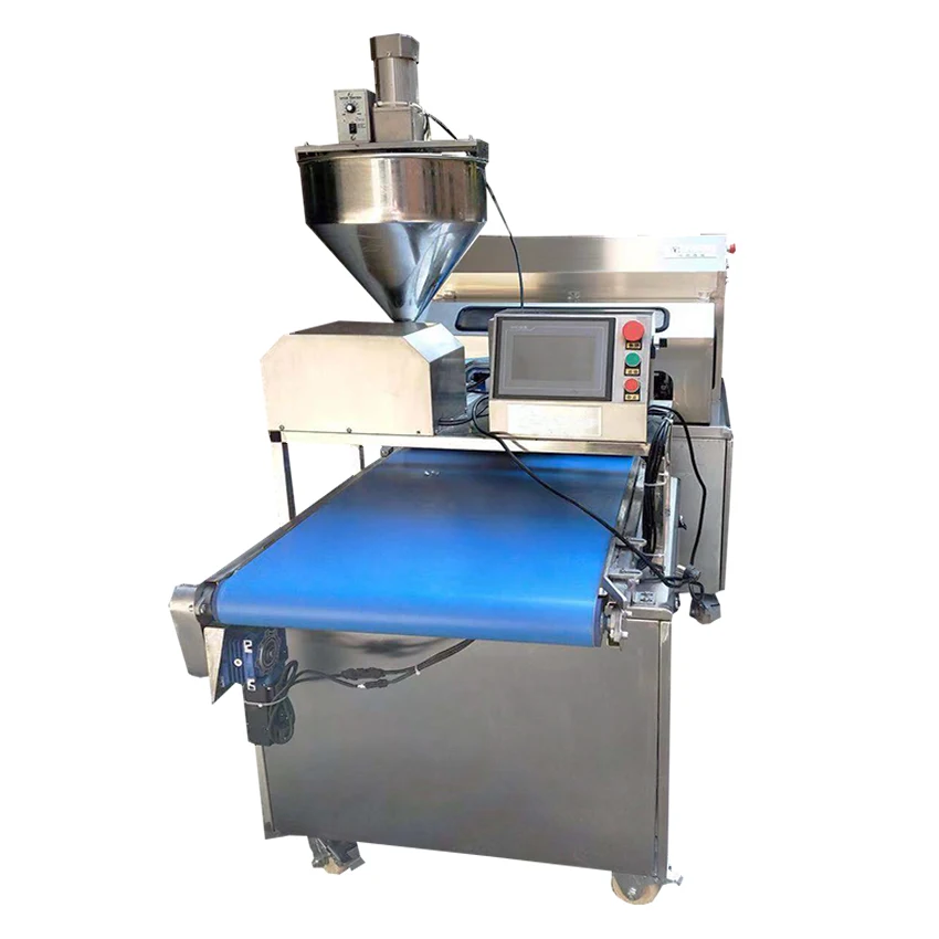 Swiss roll cake cream spreader coiling making machines for rolling sponge