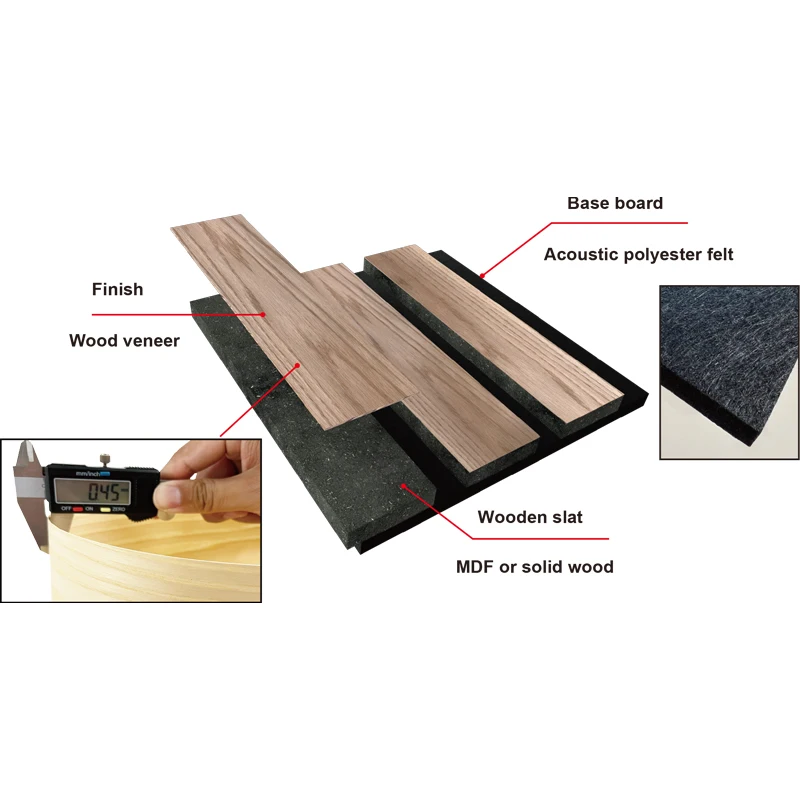 Hot Sell Akupanel Felt Base Board Sound Proof Ceiling Acoustic Panels Polyester Fiber Acoustic Wall Panel