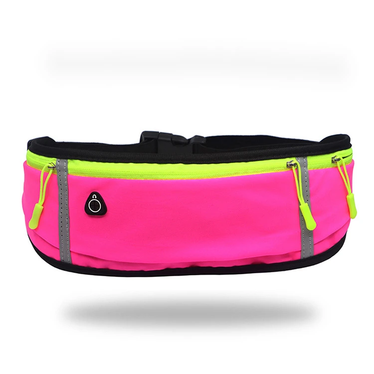 Outdoor Sports Running Jogging Waist Bag Fanny Pack Waterproof Phone Waist Belt Pack Fitness Elastic
