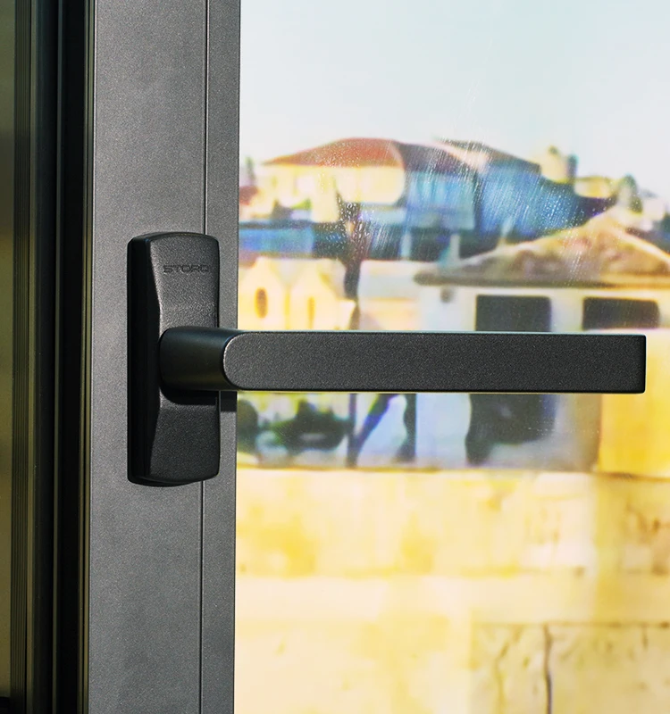 Windowall G45 балконные раздвижные окна с двойным остеклением Ураган Алюминиевые большие стеклянные и двери