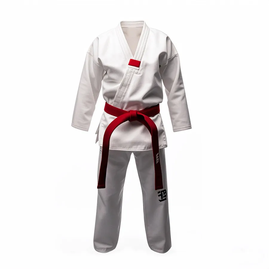Private Custom Logo  Design Martial Arts Karate Uniform White Color 100 Cotton Men Karate Uniform