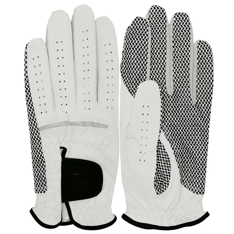Durable breathable sheepskin golfglove practice single hand wearable fit for men outdoor training golfgloves