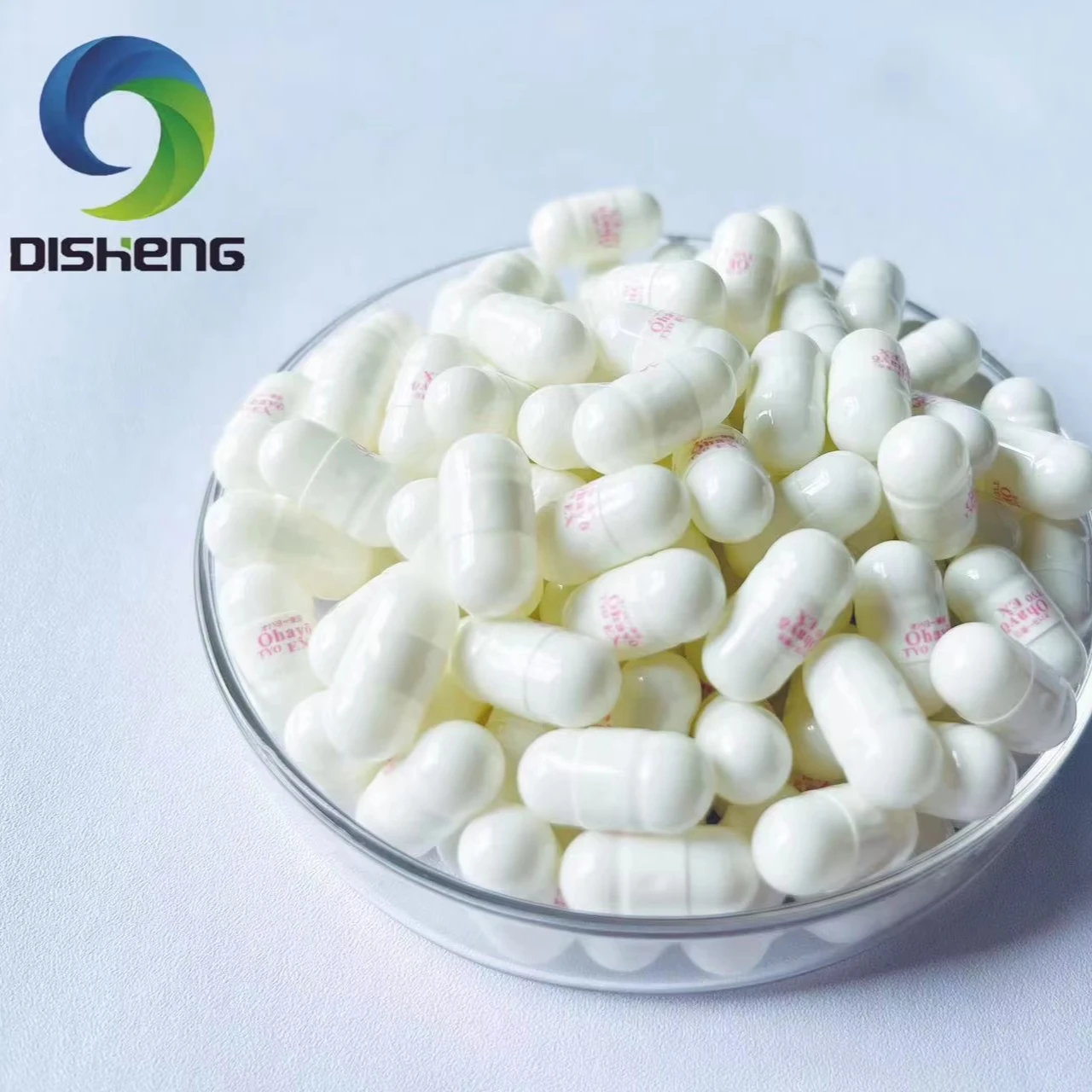 Zhejiang Disheng Цветные желатиновые полые капсулы размер № 00 # все белые