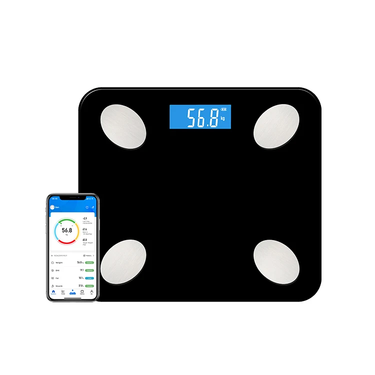 Canny High Quality usb Charging Smart Body Fat Composition Analyser Electric Weighing Scale