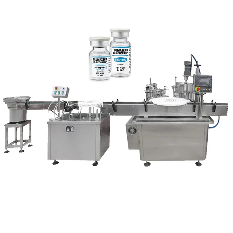Medicine vial bottle steroid vial filling machine penicillin vial automatic bottle filling and capping machine