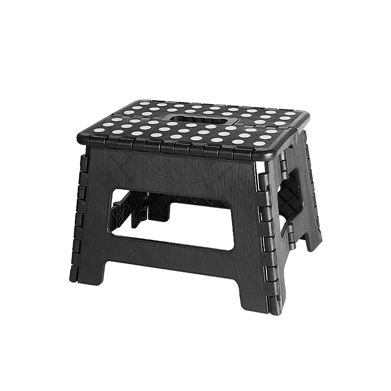 Factory Direct Sales Hot Selling Portable Safety Lightweight Foldable Non slip Sitting Plastic Folding Step Stool