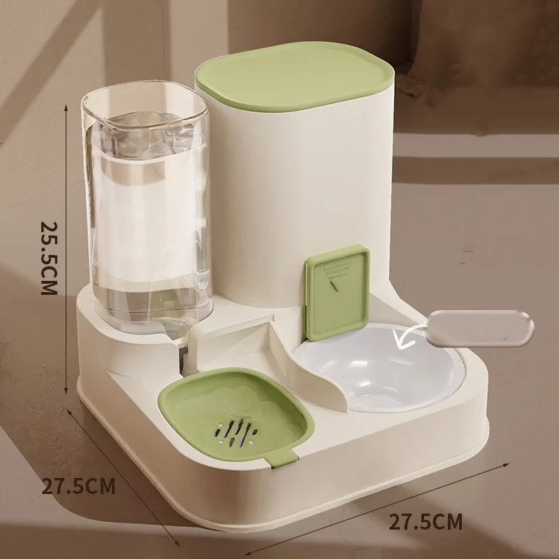Stainless Steel Ceramic Automatic Water Feeder Pet Bowl Fully Automatic Pet Supplies for Dogs and Cats