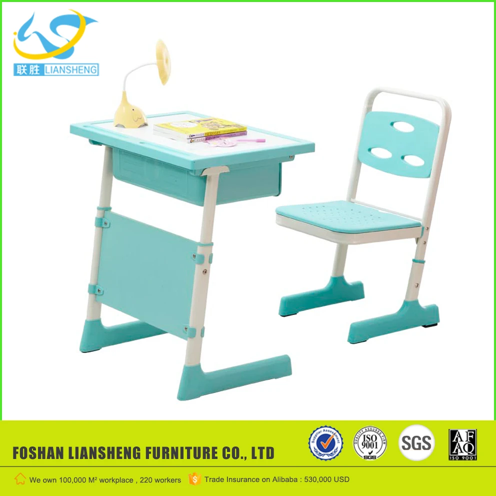 wholesale High Quality best price School Furniture Adjustable Height lifting Drafting Drawing Table and Chair with bookshelf