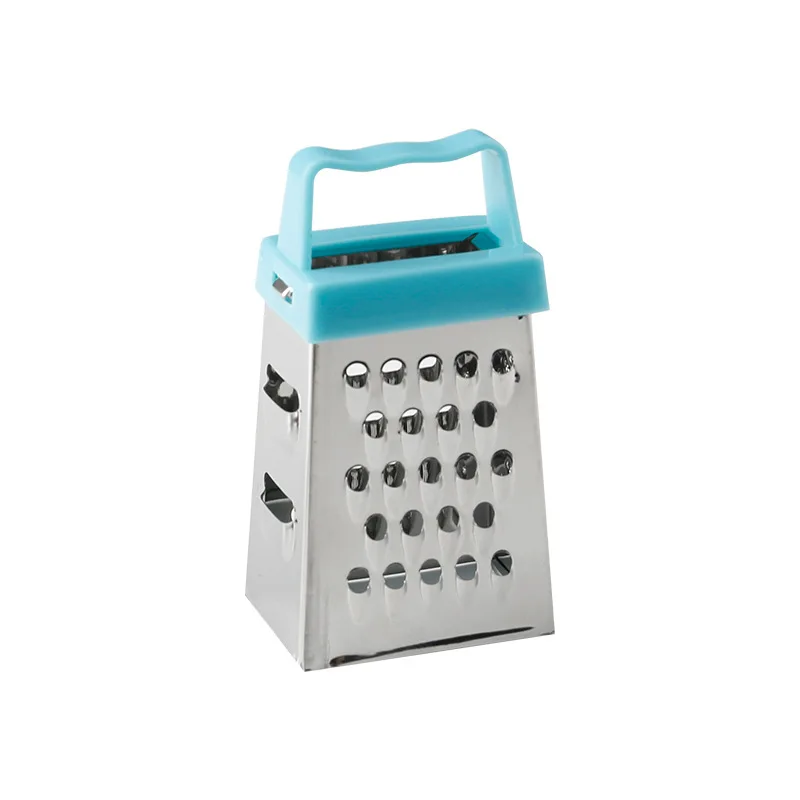Kitchen Tools 4 Sides Stainless Steel Box Multi-functional Vegetable Cutter Mini Cheese Grater