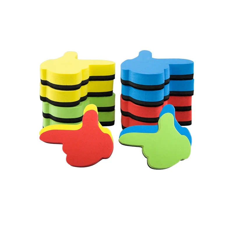 OEM Factory Wholesale High Quality EVA Blackboard Erasers Factory Wholesale Customizable Felt Magnetic Whiteboard Erasers