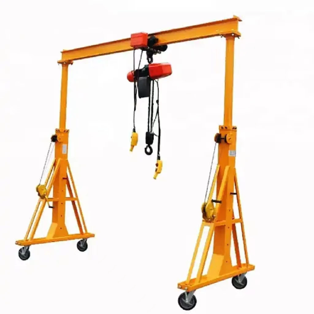 remote control small single girder mini portable 1ton 2ton 3ton 4ton 5ton gantry crane China