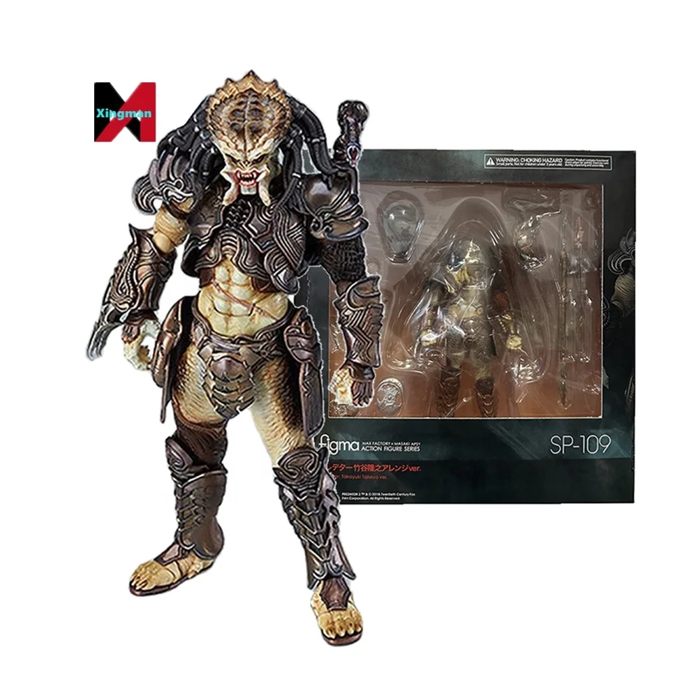 16Cm Vs. Predator Action Figure #109 PVC Collection Doll Movable Ornaments Alien Queen Predators Model Toys Gifts Anime Figures