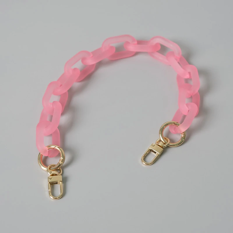 Wholesale DIY Colorful Acrylic Chain Crossbody Phone Straps Ornament Accessories Shoulder Bag Phone Purse Handbag Chain