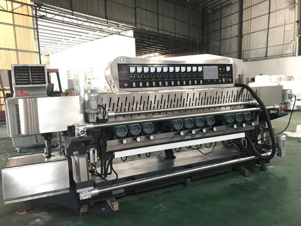 
11 motors ball bearing beveling machine /glass beveling machine price 