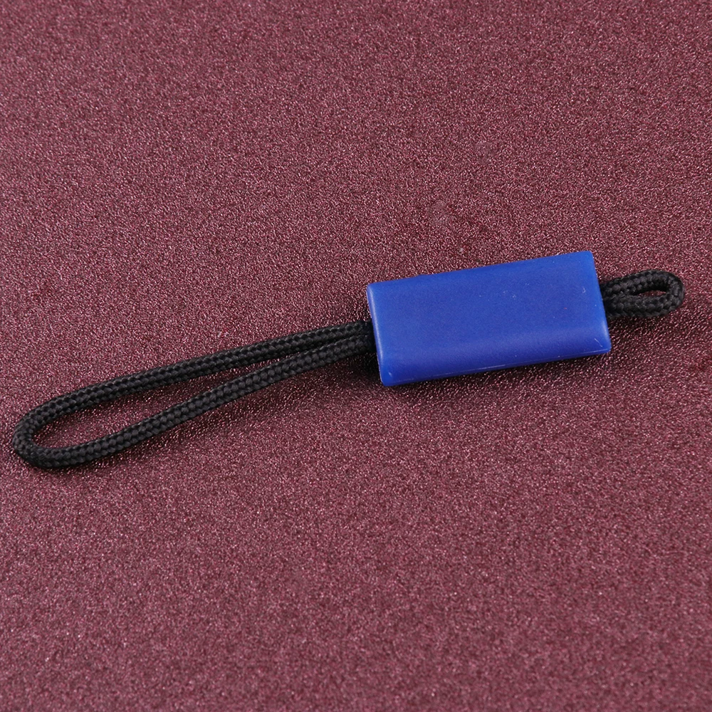 YUANXING Custom Logo Colorful Rubber Personalized Handbag Zipper Slider Rope Pulls Plastic Rope For Zipper
