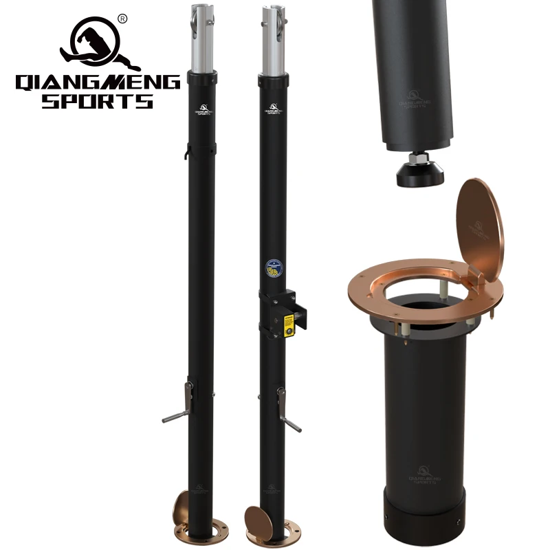Aluminum Volleyball Poles professional training equipment volleyball net posts
