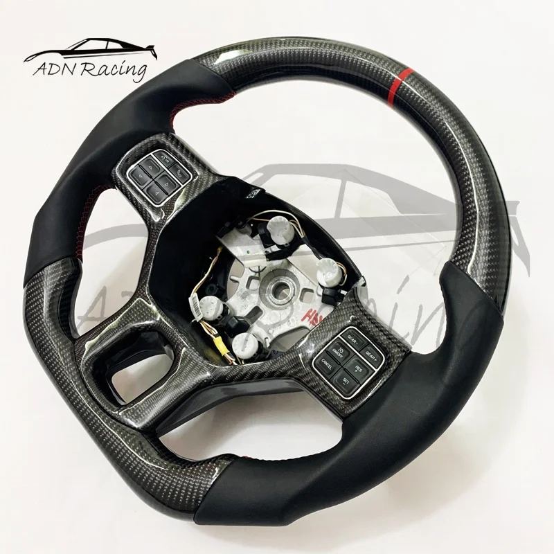 Персонализированное рулевое колесо из углеродного волокна для DODGE RAM 2012-2018
