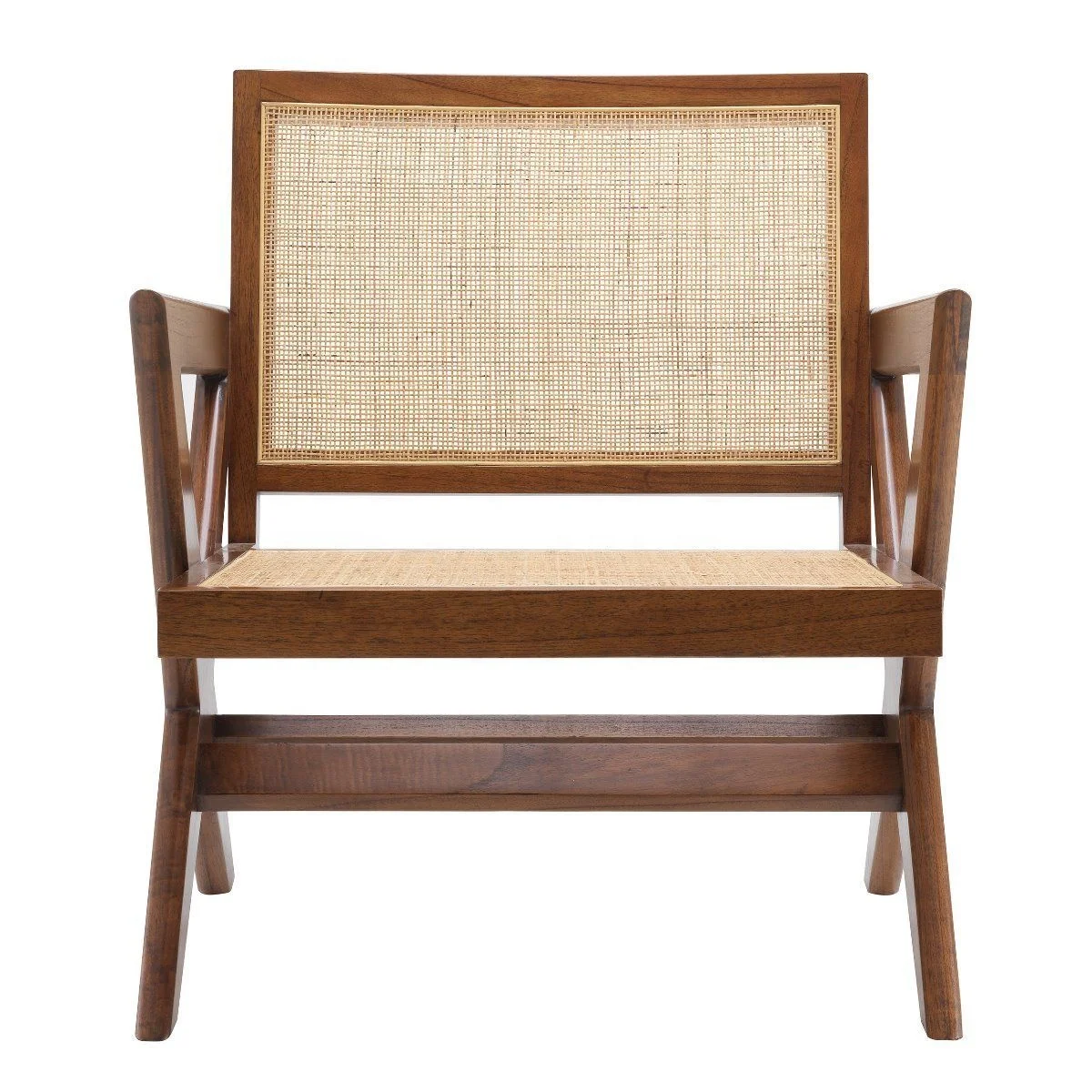 Уникальное элегантное деревянное кресло ручной работы из ротанга