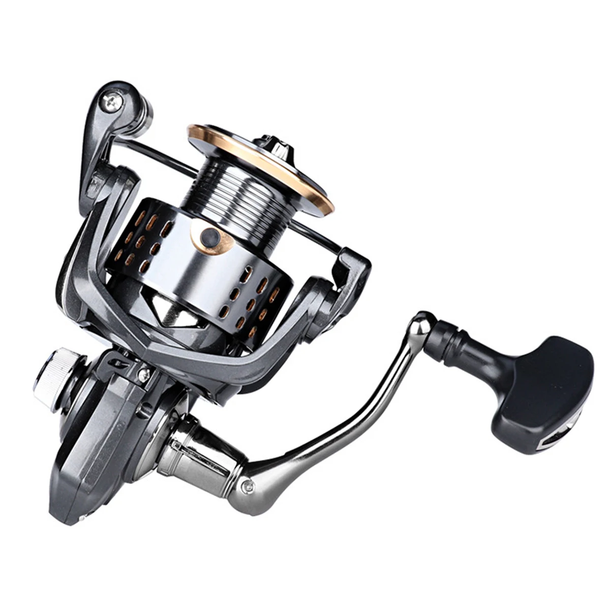 2022 DA Pesca 2000-7000 Spool 5.2:1Metal Body Metal Spinning Fishing Reel For Saltwater