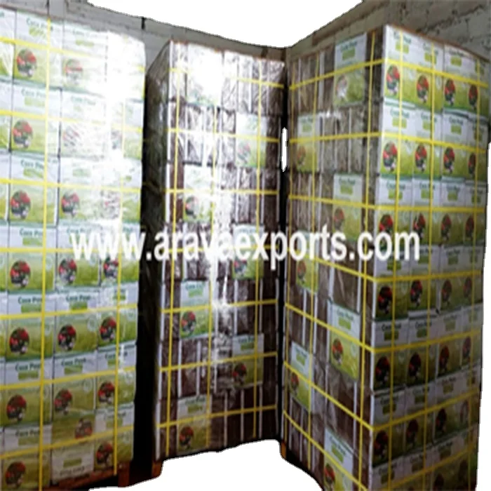 high quality Low EC over 75L coco peat 5KG bricks with cheap price