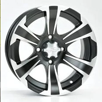 12 inch black machine face cheap atv wheel rims from china