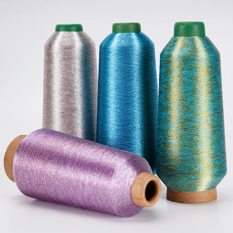 120d Ms Type Embroidery Thread Polyester Yarn Metallic