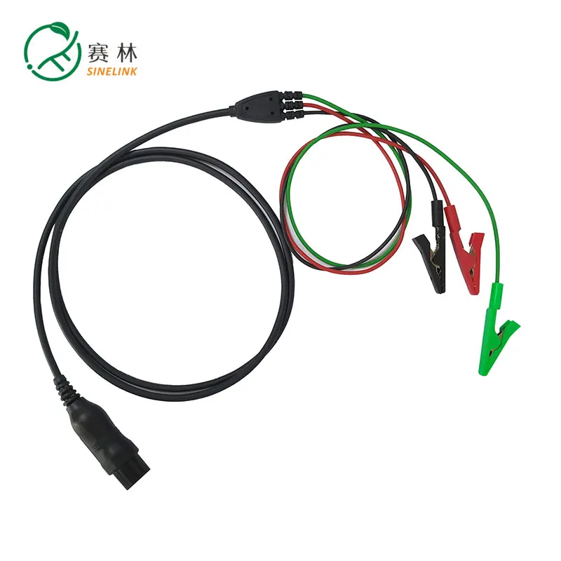 5 Pin 3 Lead Reusable Medical  Electrode wire Insulated ECG Alligator Clips  Electrode Cables Connecting Clamp Line