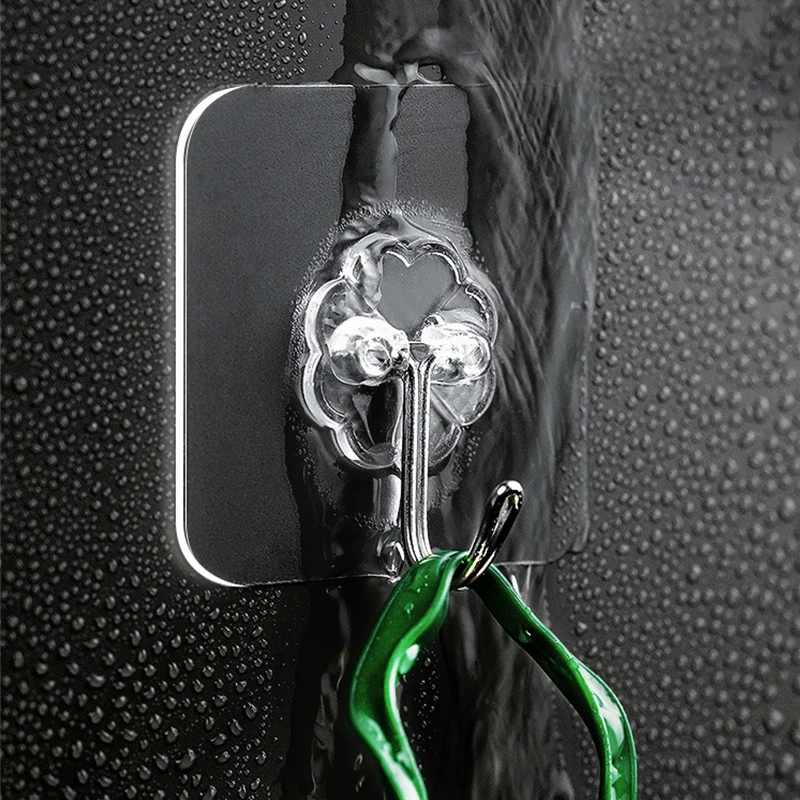  2021 AMAZON transparent acrylic adhesive wall hook for hanging clothes and debris