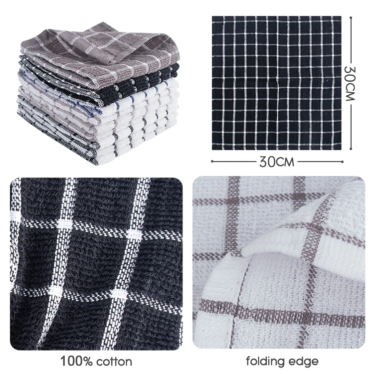 Manufactures fabric personalized towel for novelty plain restaurant kitchen napkins chstomised macrame kitchen towels