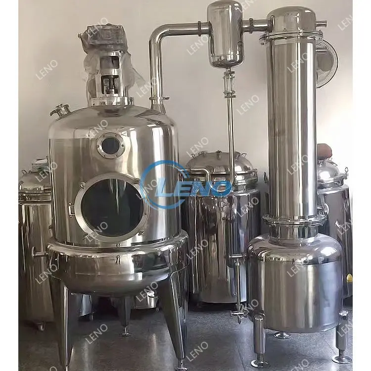 Types Steam / Electric Heating Juice Evaporator For Milk Food Vacuum Concentrator