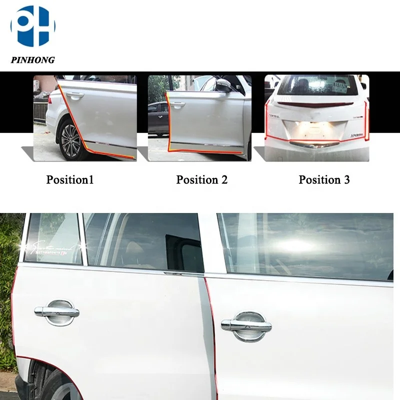 16Ft (5M) Car Edge Trim Rubber Seal Protector with U shape Car Protection Car Door Edge Guard