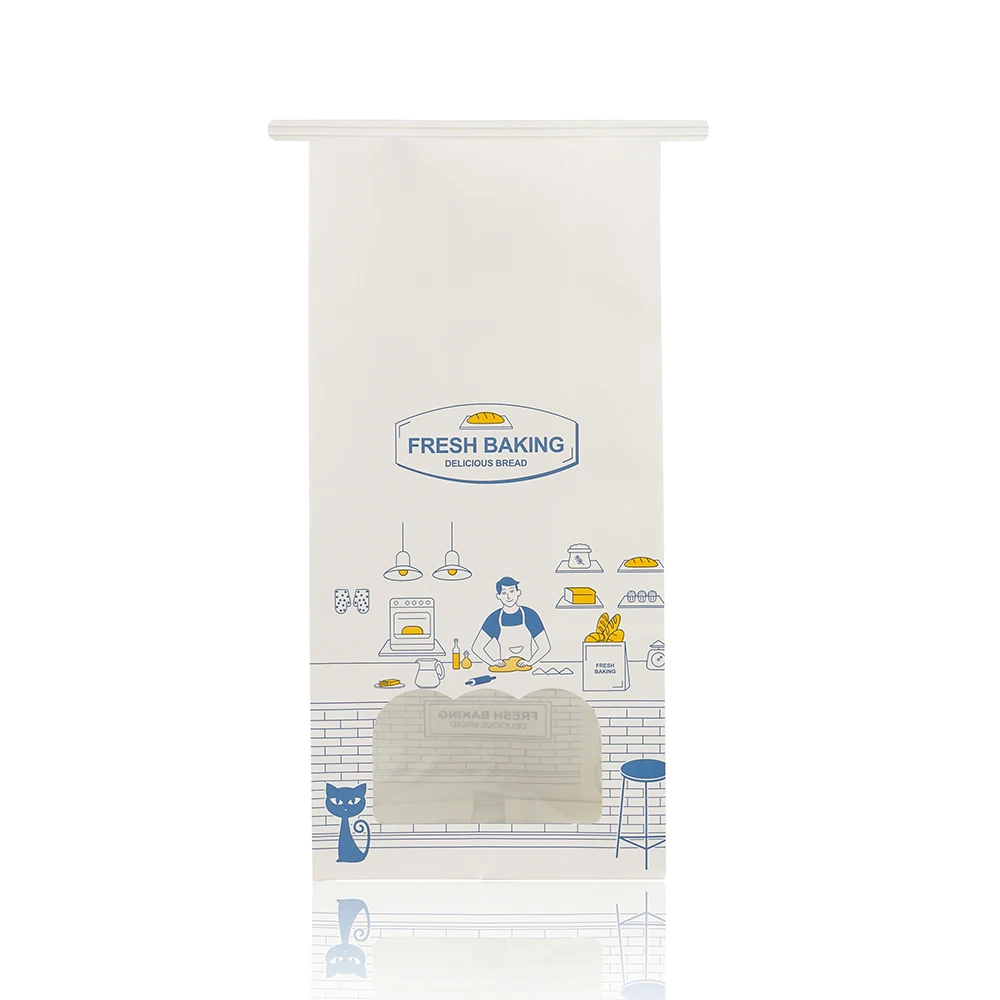 Wholesale Low MOQ Kraft Paper  Bags with window and zipper  Stand up Coffee Snack Packaging Bag Ziplock Pouch