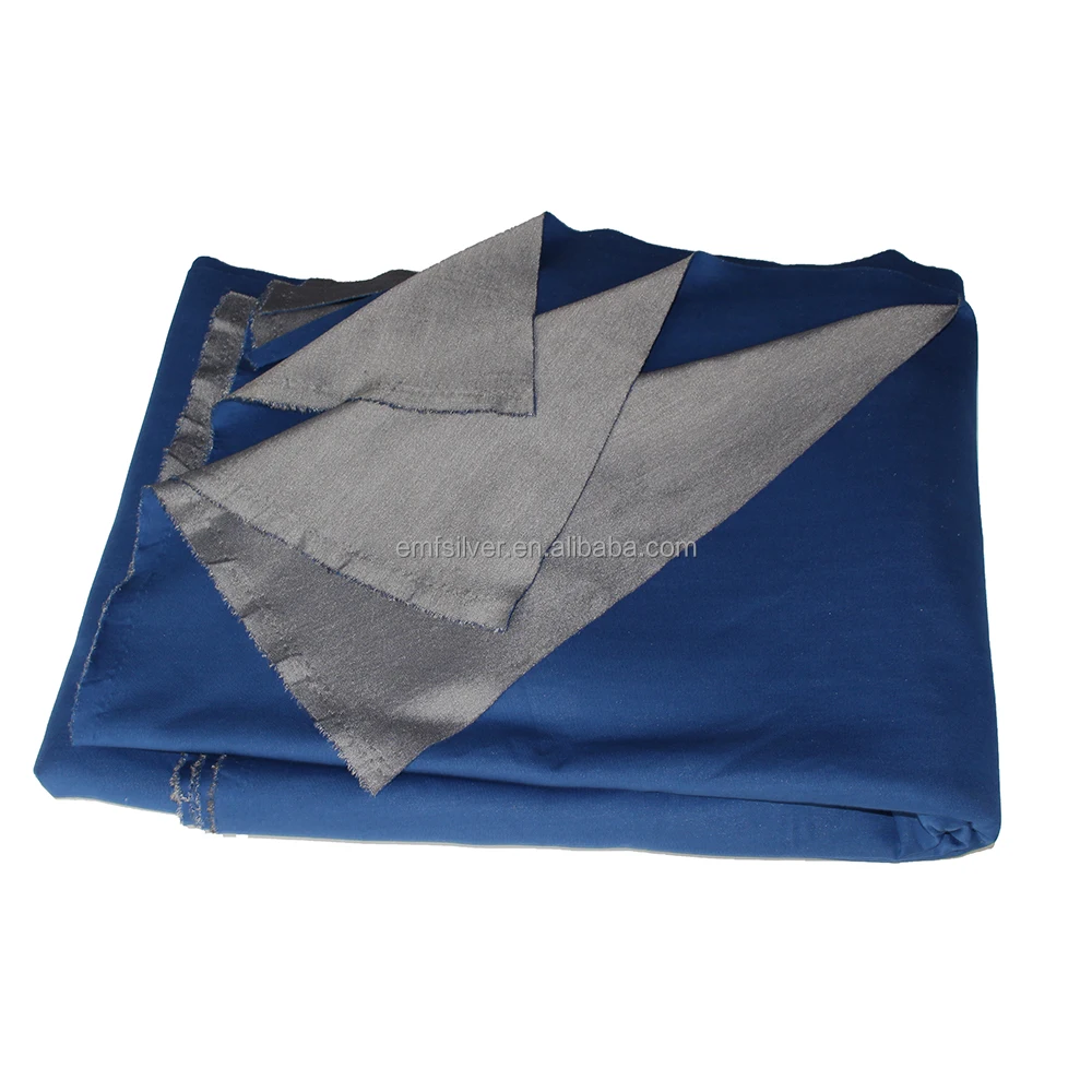 Блок EMF проводящая ткань стрейч низкое сопротивление Серебряное волокно сетка для подкладки шаль шляпы листа одежды